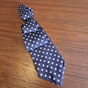 Vintage Gap Navy Polka Dot Men's SilkTie